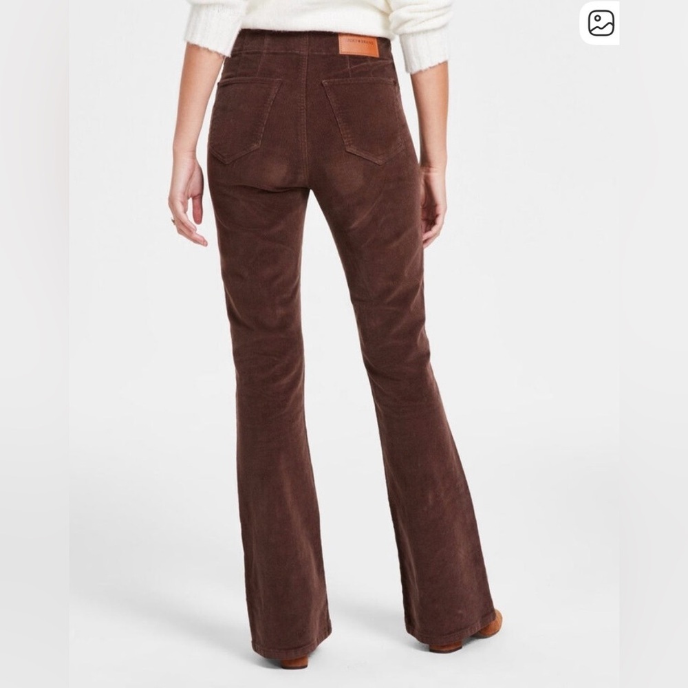 Lucky Brand Stevie High Rise Flare Brown Women's Jeans 12 NWT - Picture 5 of 9
